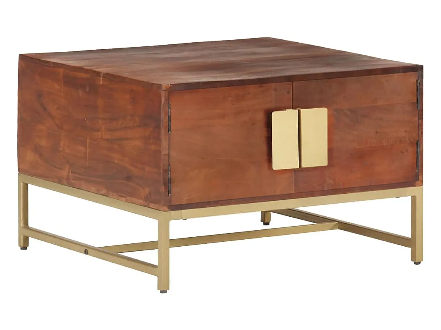 Sale Mesa de centro | Mesa de apoio 67x67x45 cm madeira de acácia maciça mel Castanho