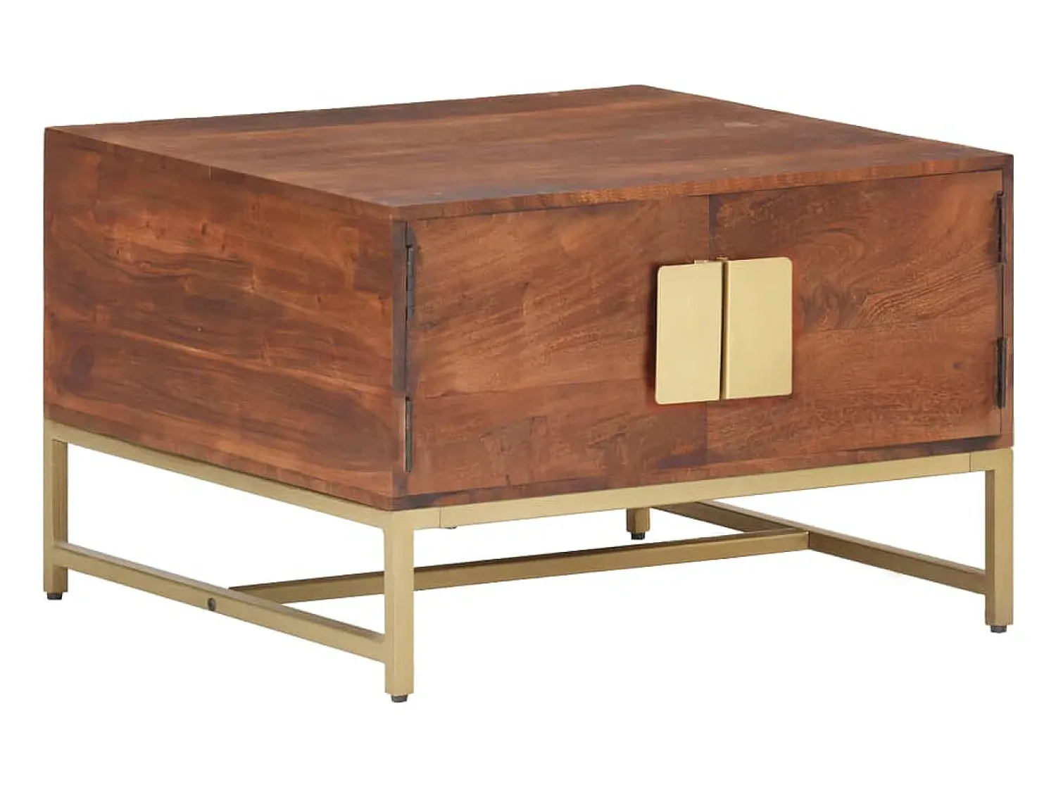 Sale Mesa de centro | Mesa de apoio 67x67x45 cm madeira de acácia maciça mel Castanho