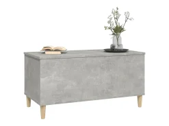 Best Mesa de centro | Mesa de apoio 90x44.5x45 derivados de madeira cimento Cinzento