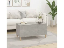 Best Mesa de centro | Mesa de apoio 90x44.5x45 derivados de madeira cimento Cinzento