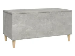 Best Mesa de centro | Mesa de apoio 90x44.5x45 derivados de madeira cimento Cinzento