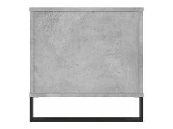 Mesa de centro | Mesa de apoio 90x44.5x45 derivados de madeira cimento Cinzento
