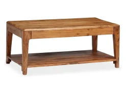Clearance Mesa de centro | Mesa de apoio em madeira maciça 88x50x38 cm Castanho