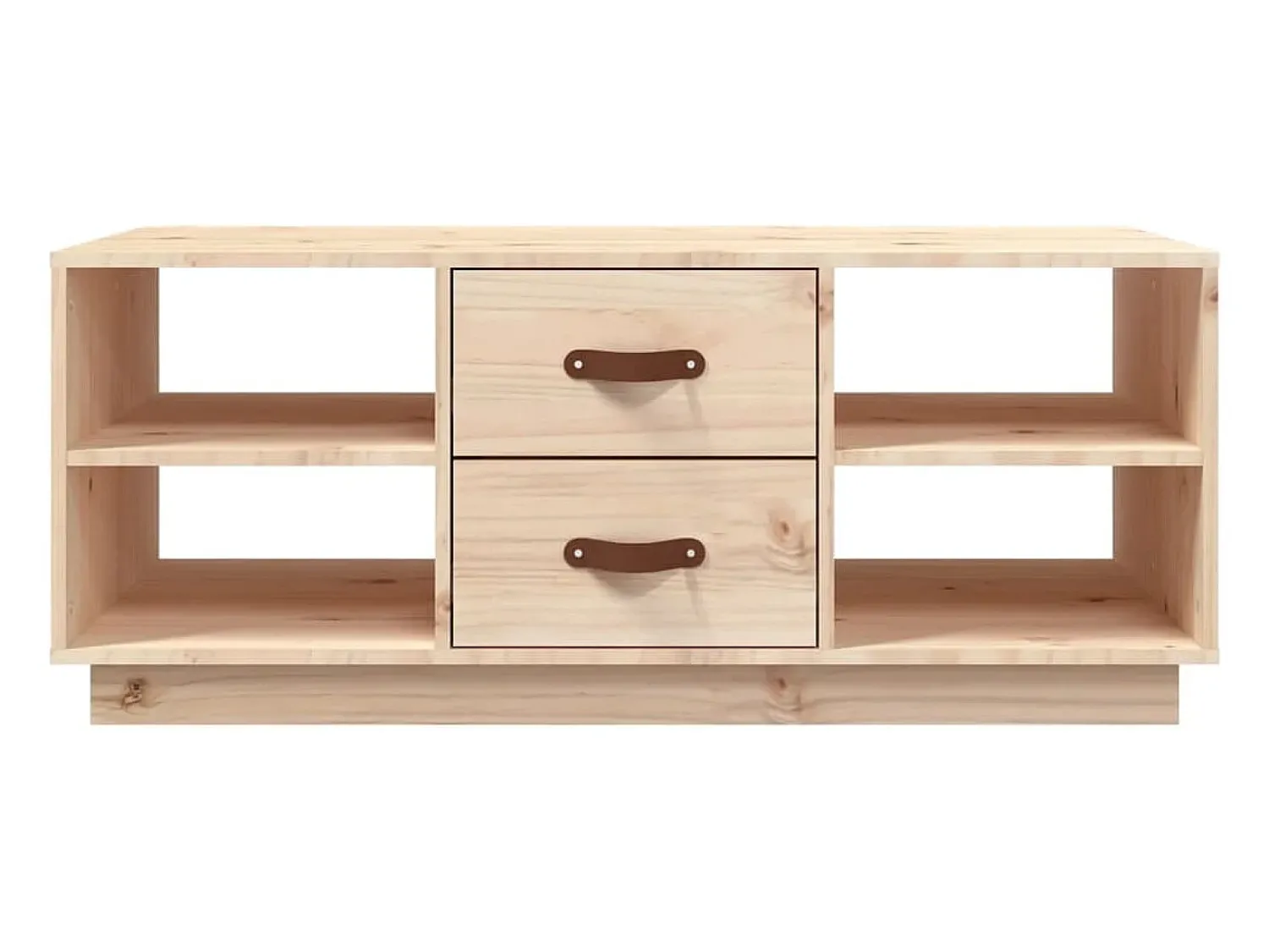 Online Mesa de centro | Mesa de apoio | Mesa de café 100x50x41 cm pinho maciço Castanho