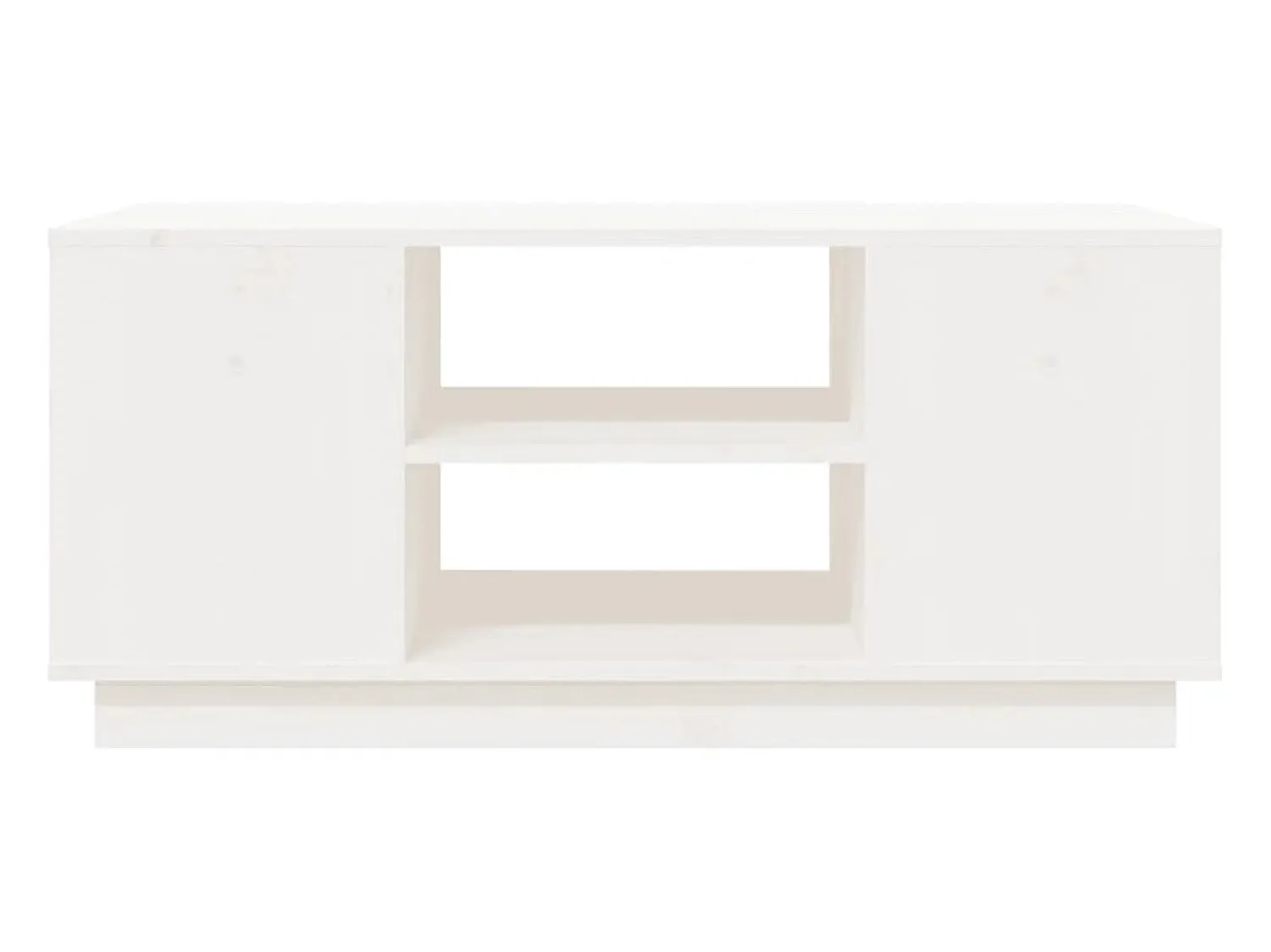 Mesa De Centro* Mesa de centro | Mesa de apoio 90x49x40.5 cm madeira de pinho maciça Branco