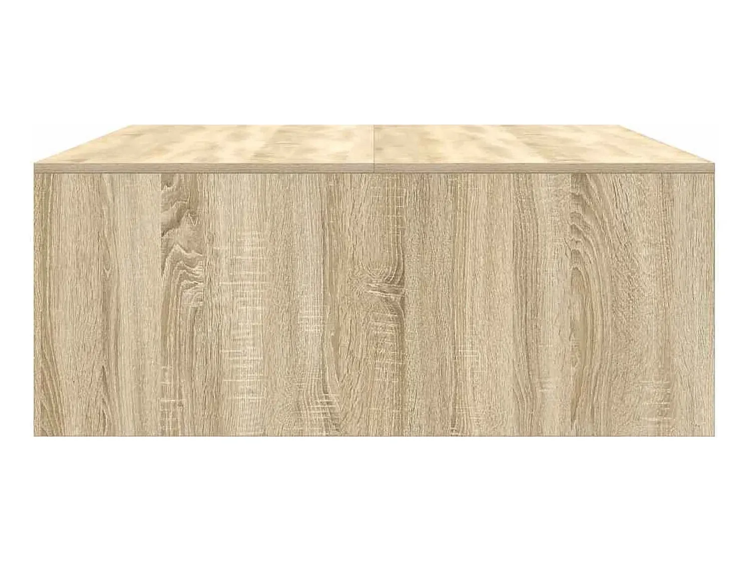Sale Mesa de centro | Mesa de apoio com gavetas 100x100x40 cm carvalho sonoma Castanho