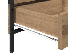 Mesa De Centro| Mesa de centro | Mesa de apoio with Drawer carvalho artisiano 100x51x45 cm Castanho