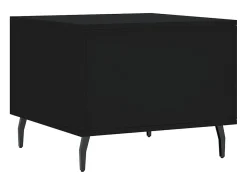 Mesa De Centro* Mesa de centro | Mesa de apoio 50x50x40 cm derivados de madeira Preto
