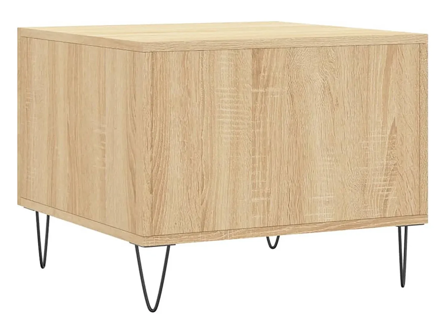 Mesa de centro | Mesa de apoio 50x50x40 cm derivados de madeira carvalho sonoma^ Mesa De Centro