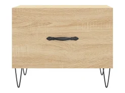 Mesa de centro | Mesa de apoio 50x50x40 cm derivados de madeira carvalho sonoma^ Mesa De Centro