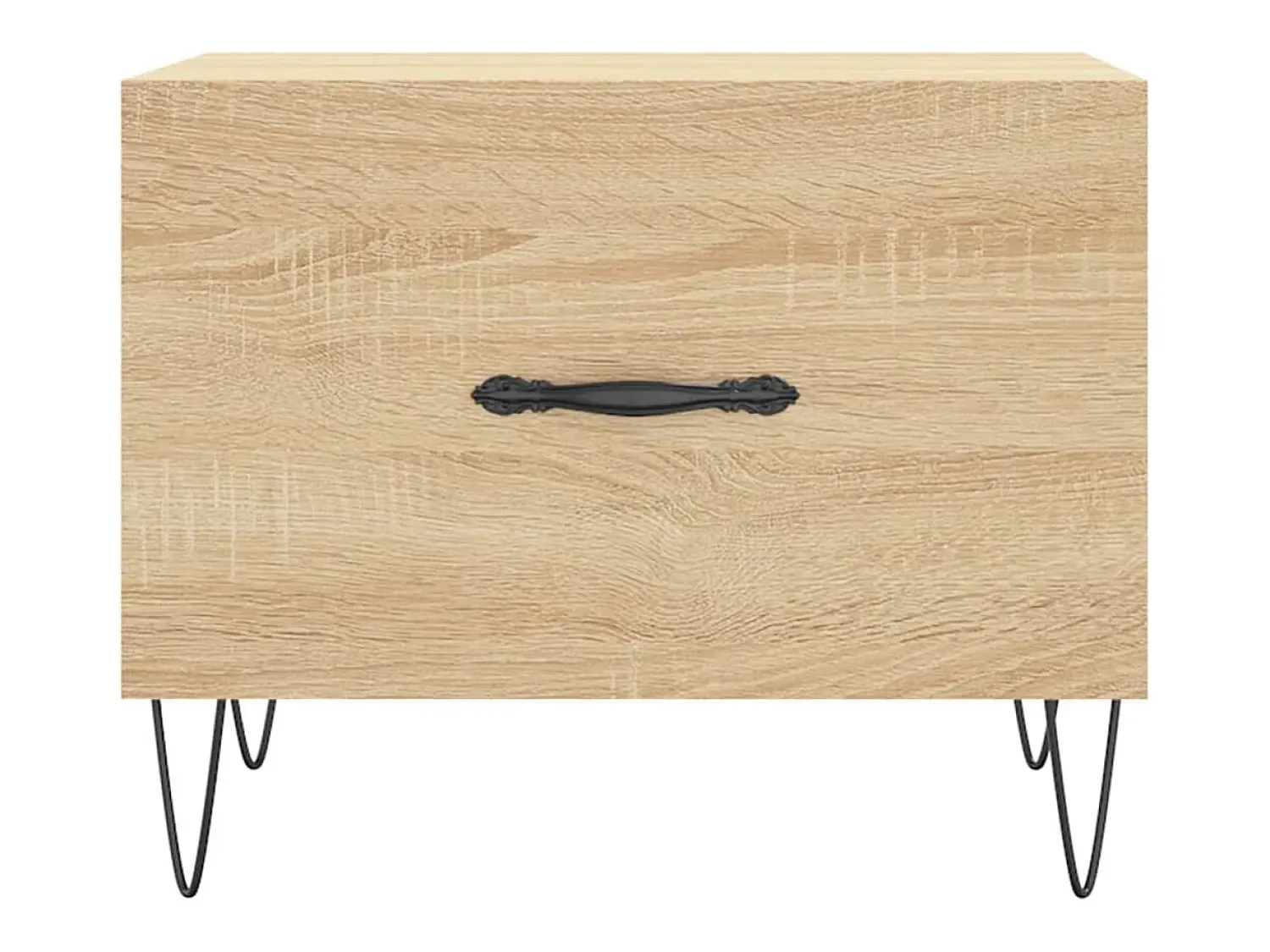 Mesa de centro | Mesa de apoio 50x50x40 cm derivados de madeira carvalho sonoma^ Mesa De Centro