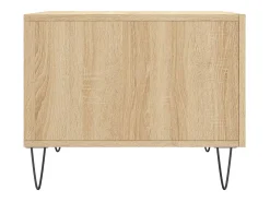 Mesa de centro | Mesa de apoio 50x50x40 cm derivados de madeira carvalho sonoma^ Mesa De Centro