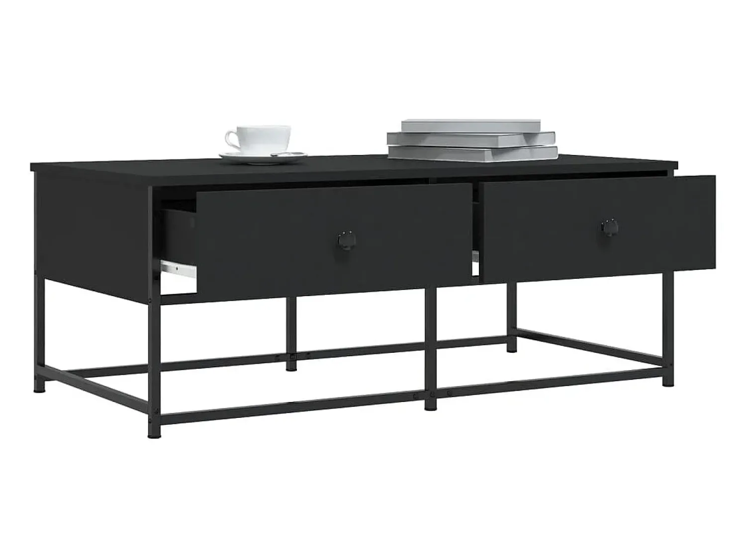 Mesa de centro | Mesa de apoio 100x51x40 cm derivados de madeira^ Mesa De Centro