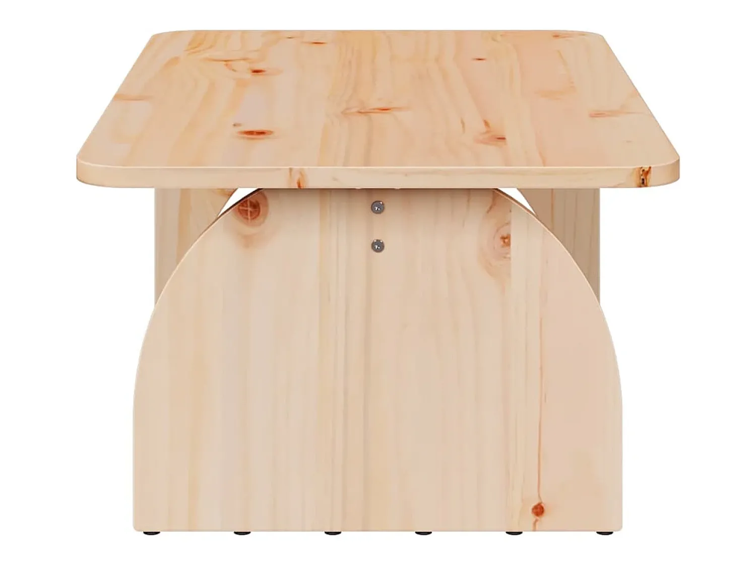 Sale Mesa de centro | Mesa de apoio Natural 80x50x31 cm Madeira de pinho maciça Castanho