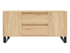 Mesa de centro | Mesa de apoio derivados de madeira carvalho sonoma^ Mesa De Centro