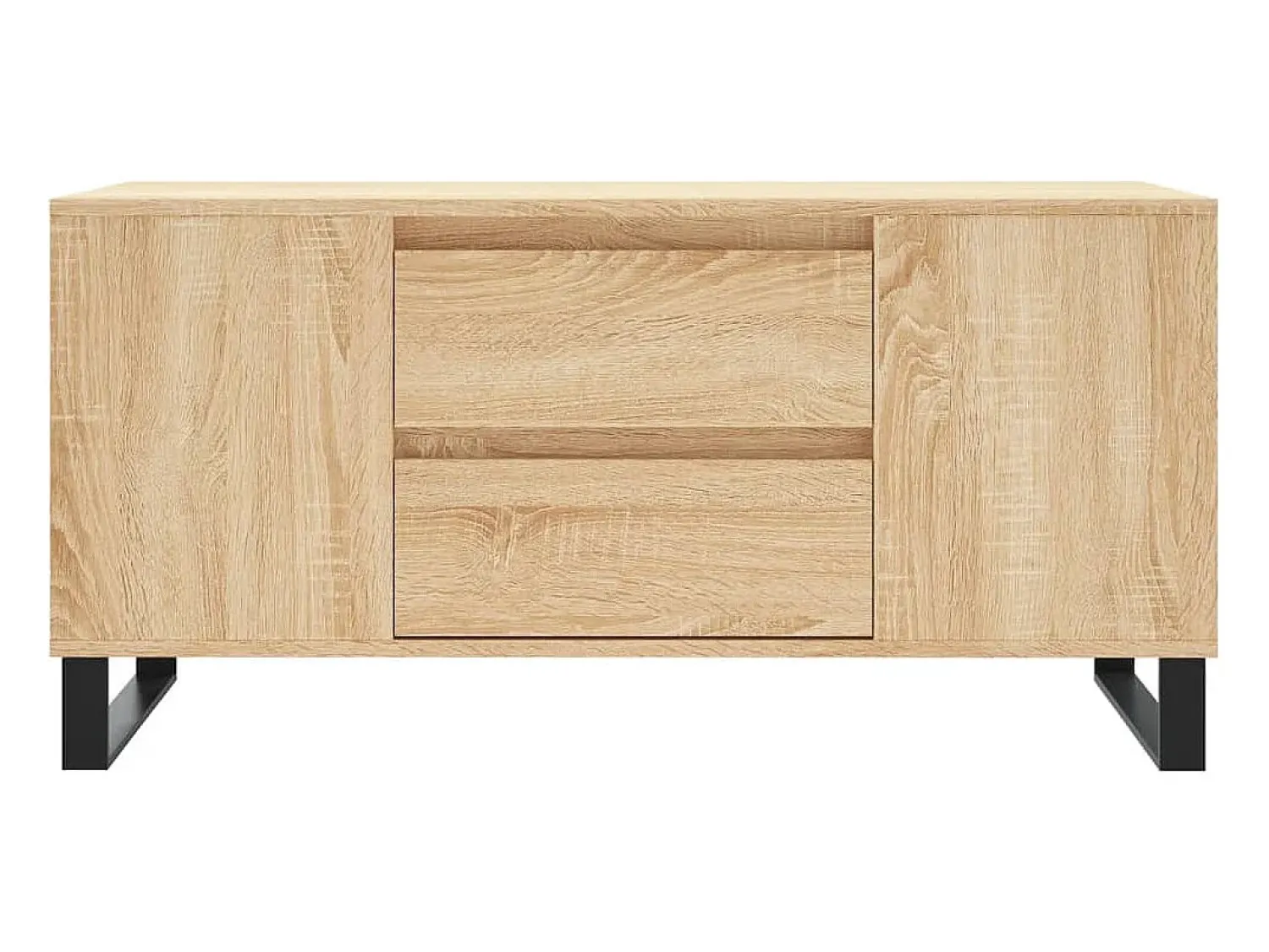 Mesa de centro | Mesa de apoio derivados de madeira carvalho sonoma^ Mesa De Centro