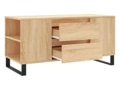 Mesa de centro | Mesa de apoio derivados de madeira carvalho sonoma^ Mesa De Centro