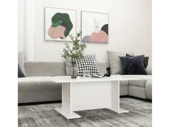 Mesa de centro | Mesa de apoio 103.5x60x40 cm derivados de madeira^ Mesa De Centro