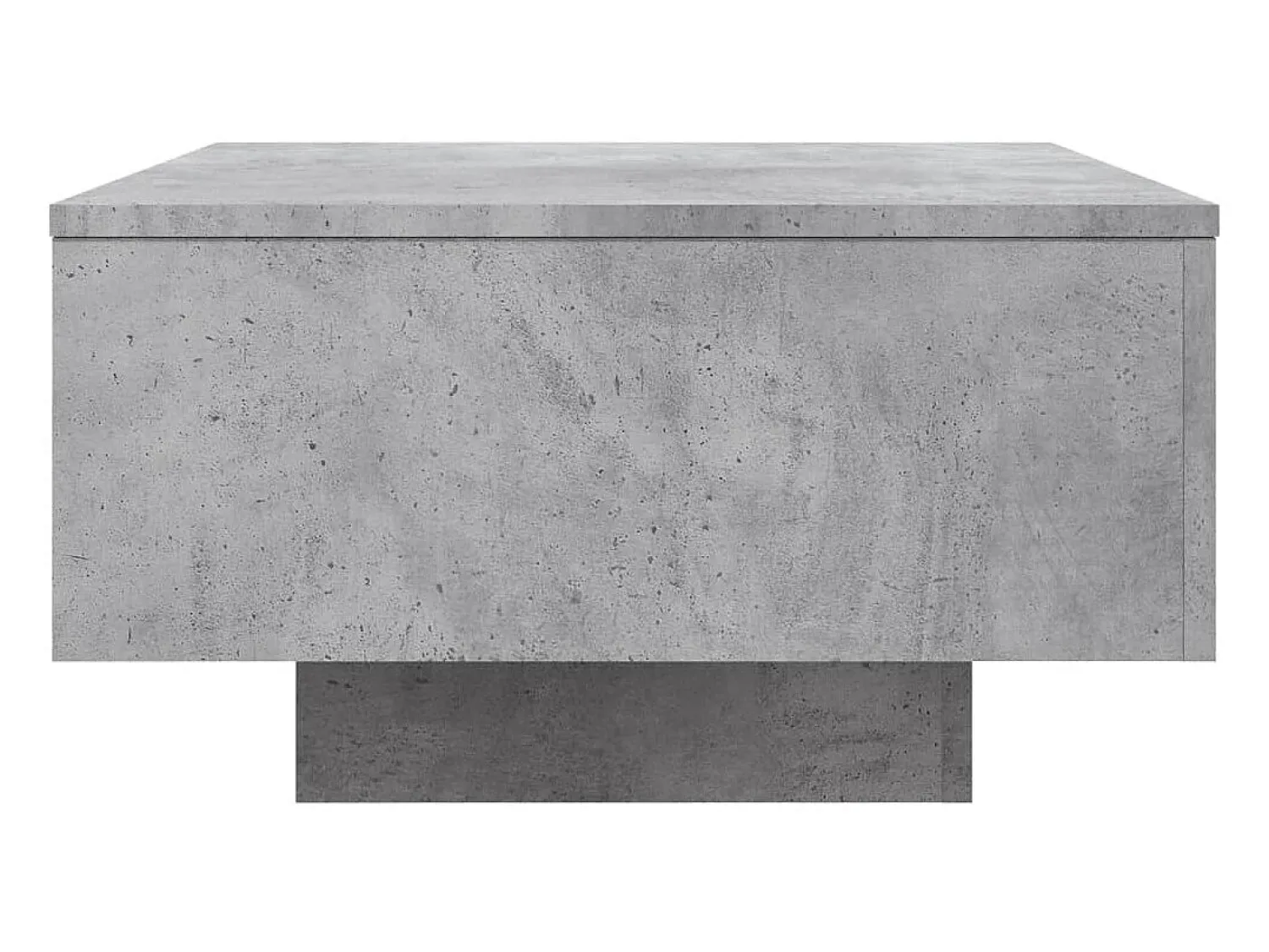 Mesa De Centro| Mesa de centro | Mesa de apoio 55x55x31 cm derivados de madeira cinza-cimento Cinzento