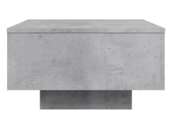 Mesa De Centro| Mesa de centro | Mesa de apoio 55x55x31 cm derivados de madeira cinza-cimento Cinzento