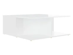 Mesa De Centro* Mesa de centro | Mesa de apoio 80x80x31 cm derivados de madeira Branco