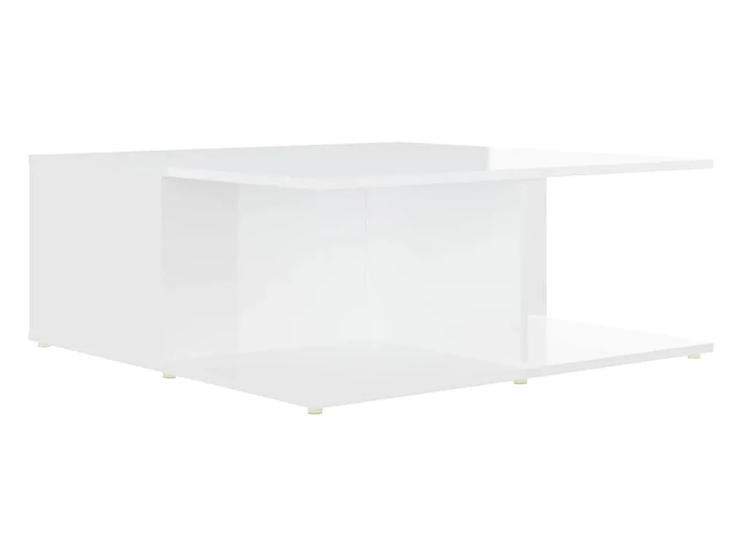 Mesa De Centro* Mesa de centro | Mesa de apoio 80x80x31 cm derivados de madeira Branco