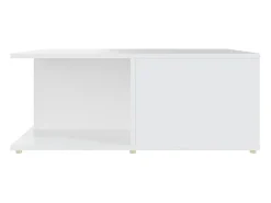 Mesa De Centro* Mesa de centro | Mesa de apoio 80x80x31 cm derivados de madeira Branco
