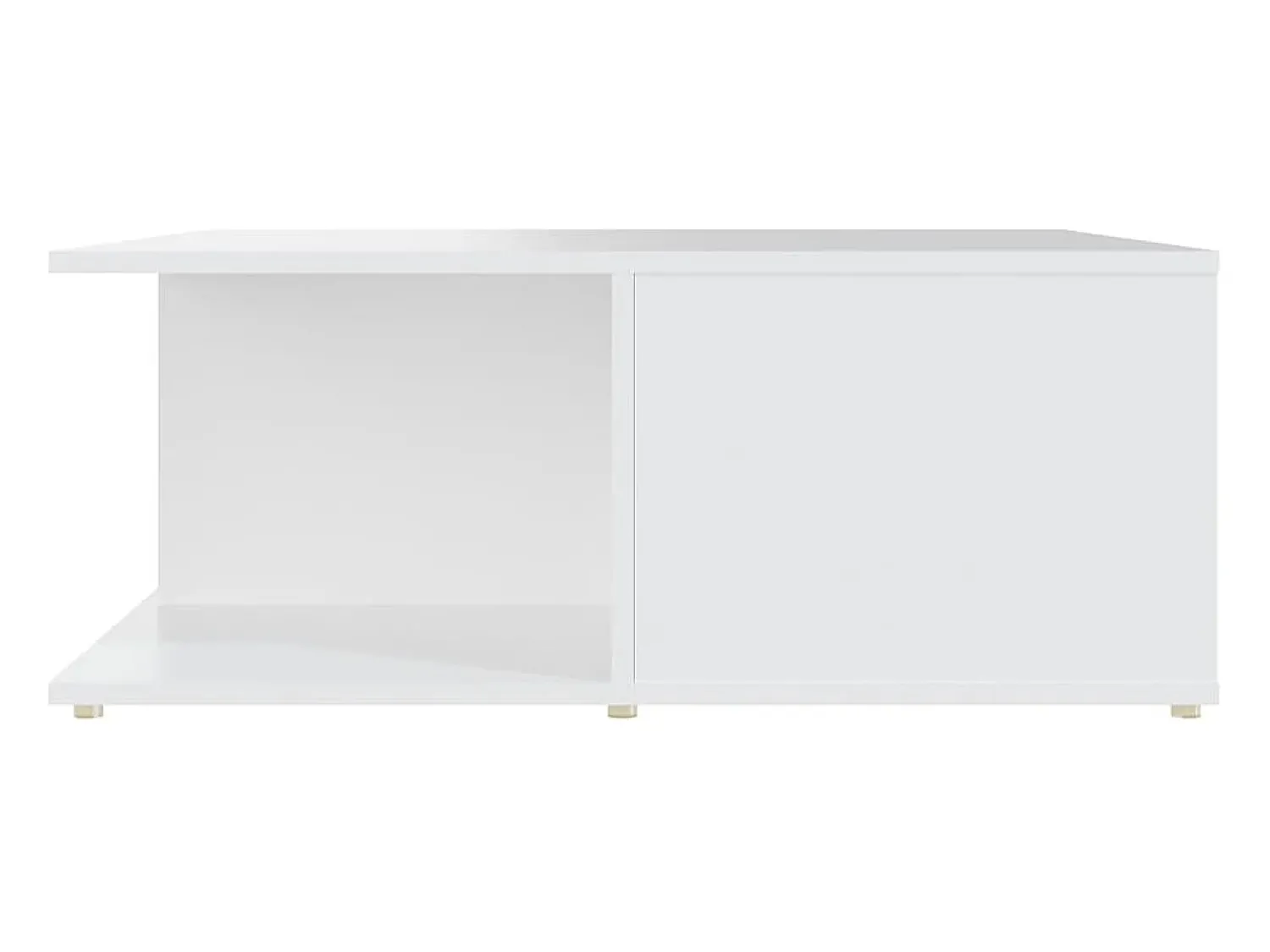 Mesa De Centro* Mesa de centro | Mesa de apoio 80x80x31 cm derivados de madeira Branco