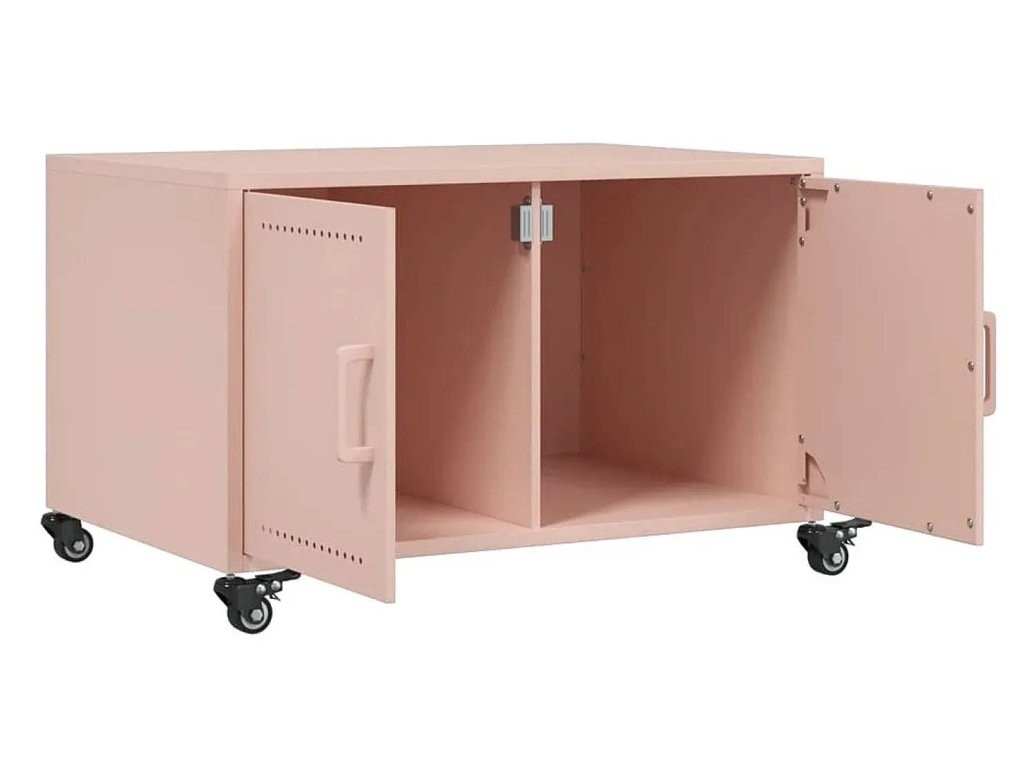 Clearance Mesa de centro | Mesa de apoio 68x50x43.5 cm aço Rosa
