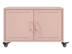 Clearance Mesa de centro | Mesa de apoio 68x50x43.5 cm aço Rosa
