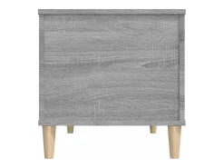Mesa De Centro| Mesa de centro | Mesa de apoio 90x44.5x45 cm derivados de madeira cinza sonoma Cinzento
