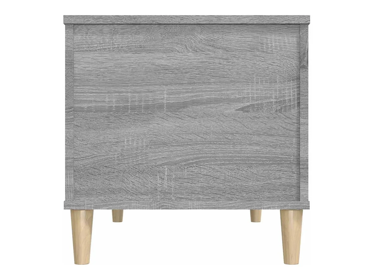 Mesa De Centro| Mesa de centro | Mesa de apoio 90x44.5x45 cm derivados de madeira cinza sonoma Cinzento