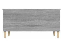 Mesa De Centro| Mesa de centro | Mesa de apoio 90x44.5x45 cm derivados de madeira cinza sonoma Cinzento