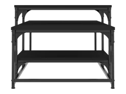 Online Mesa de centro | Mesa de apoio 102x60x45 cm derivados de madeira Preto