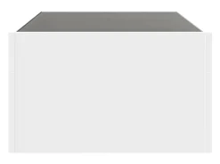 Mesa De Centro* Mesa de centro | Mesa de apoio com luzes LED Infinity 90x50x30 cm Branco