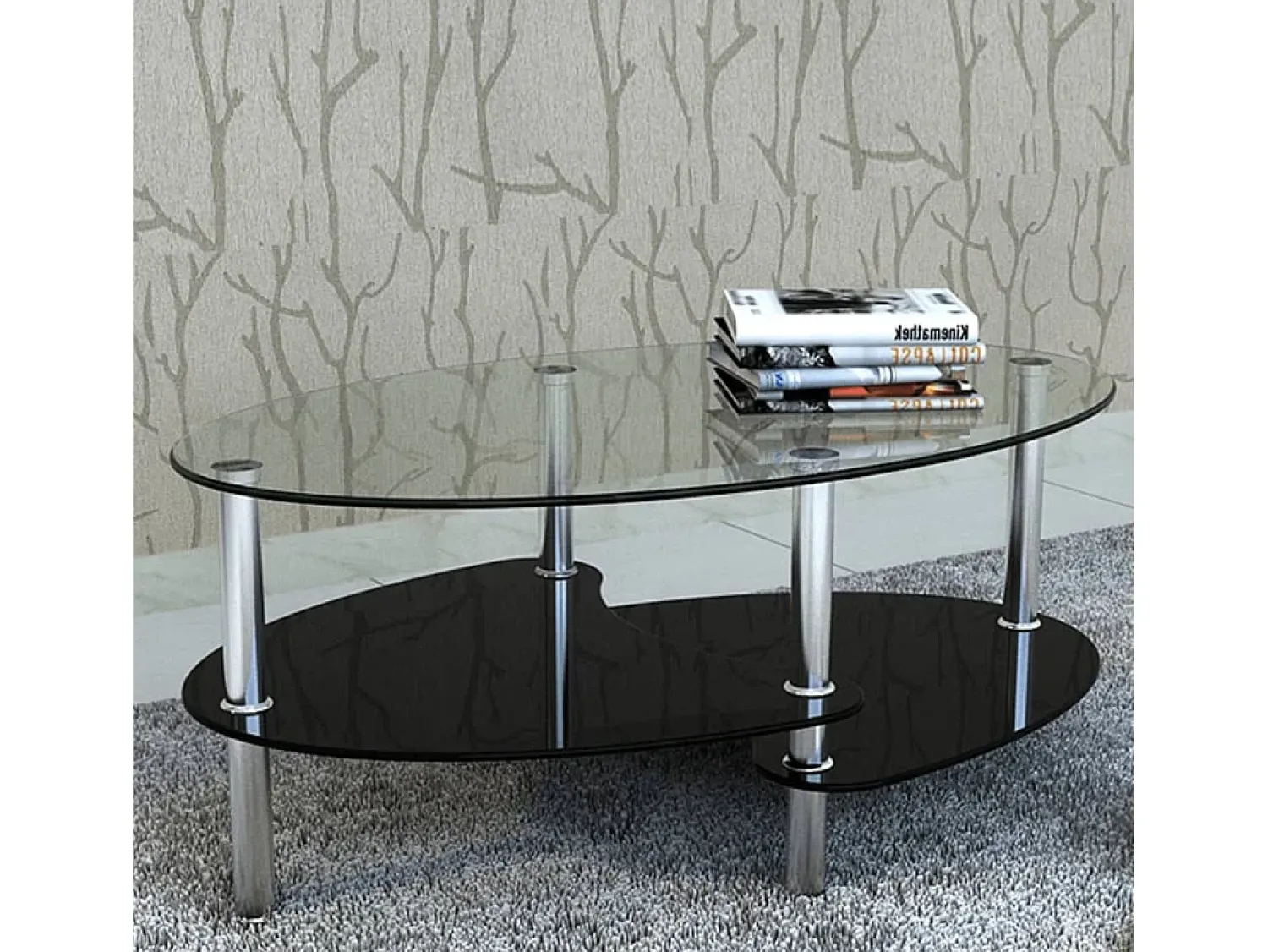 Mesa De Centro| Mesa de centro | Mesa de apoio | Mesa de café com design exclusivo. Preto