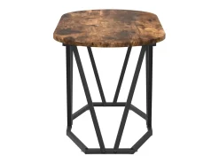 Mesa de centro | Mesa de apoio Carvalho Defumado 80x40x40.5 cm^ Mesa De Centro