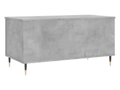Mesa De Centro* Mesa de centro | Mesa de apoio 90x44.5x45 derivados de madeira cimento Cinzento