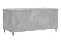 Mesa De Centro* Mesa de centro | Mesa de apoio 90x44.5x45 derivados de madeira cimento Cinzento