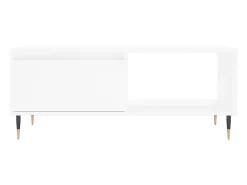 Outlet Mesa de centro | Mesa de apoio 90x50x36.5 cm derivados de madeira Branco
