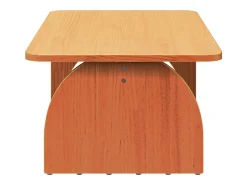 Hot Mesa de centro | Mesa de apoio -mel 80x50x31 cm Castanho