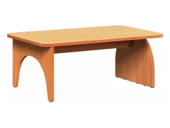 Hot Mesa de centro | Mesa de apoio -mel 80x50x31 cm Castanho