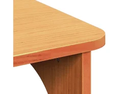 Hot Mesa de centro | Mesa de apoio -mel 80x50x31 cm Castanho