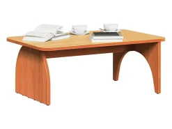 Hot Mesa de centro | Mesa de apoio -mel 80x50x31 cm Castanho