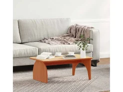 Hot Mesa de centro | Mesa de apoio -mel 80x50x31 cm Castanho