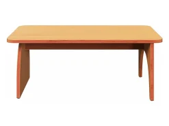 Hot Mesa de centro | Mesa de apoio -mel 80x50x31 cm Castanho