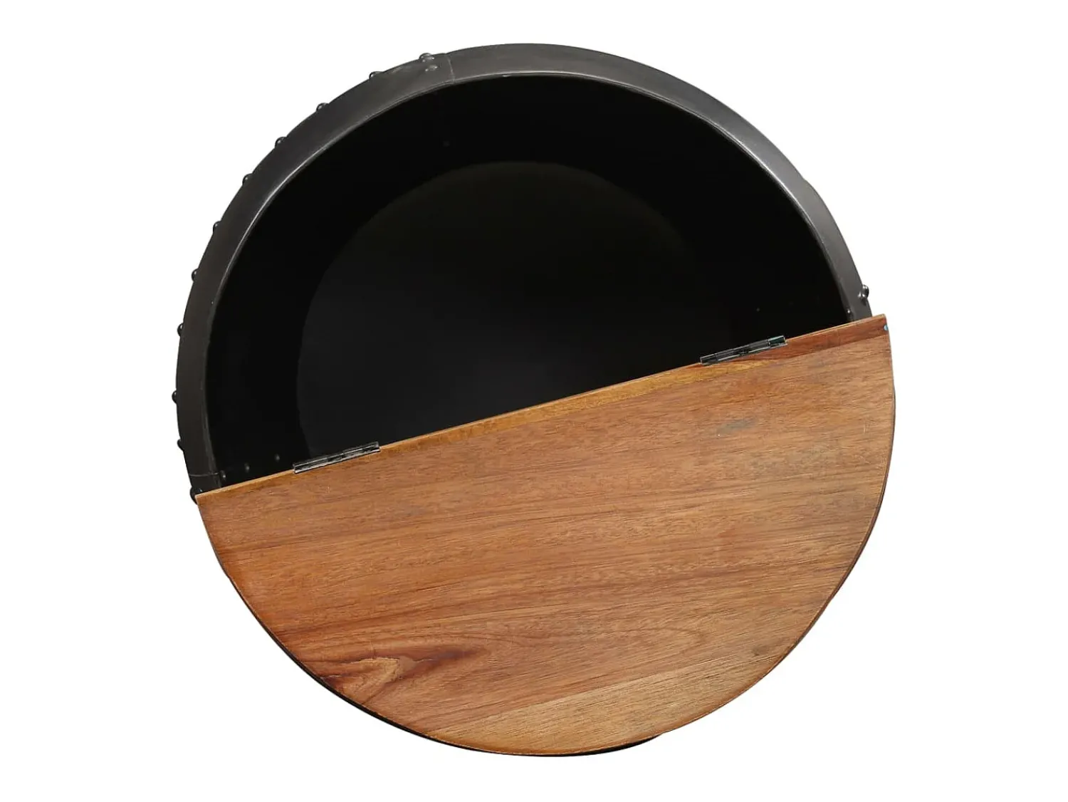 Mesa de centro | Mesa de apoio | Mesa de café 53x43 cm madeira recuperada maciça^ Mesa De Centro