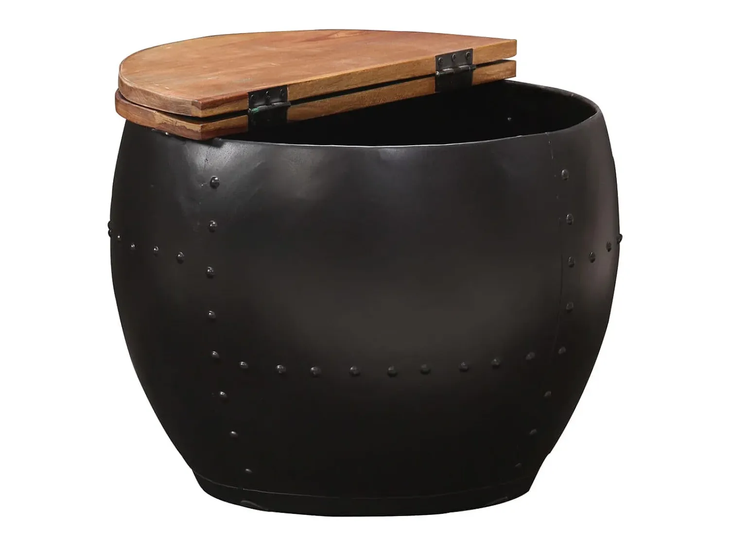 Mesa de centro | Mesa de apoio | Mesa de café 53x43 cm madeira recuperada maciça^ Mesa De Centro