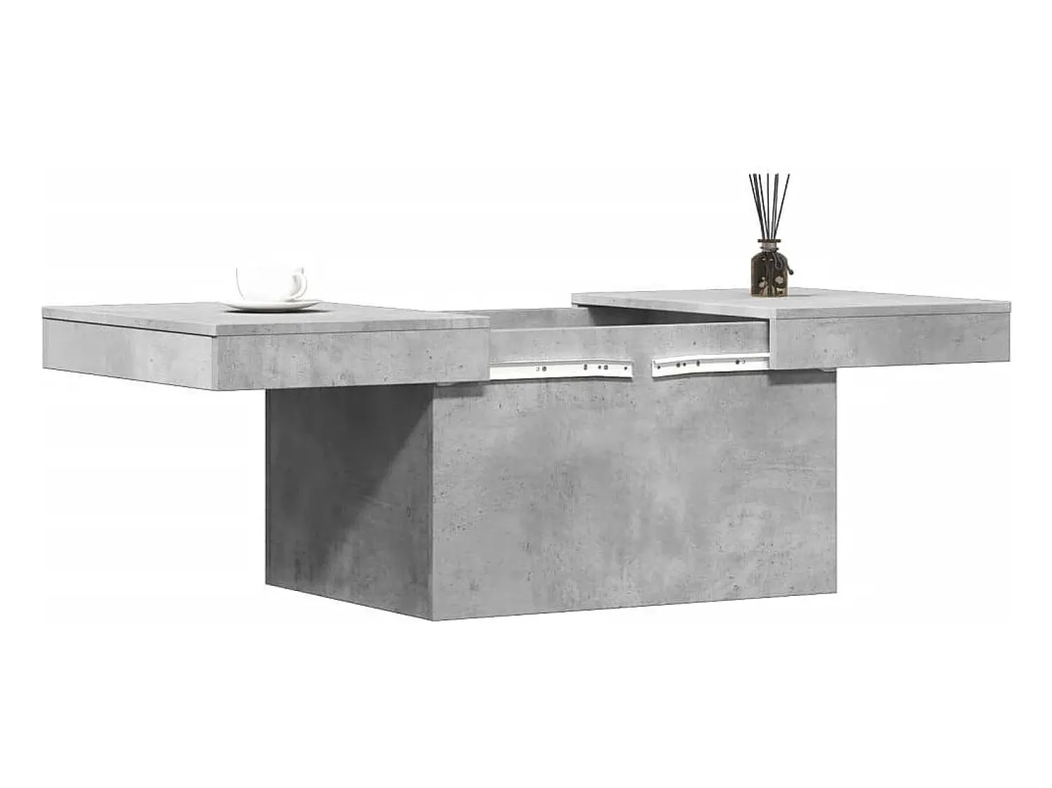 Mesa de centro | Mesa de apoio 100x55x40 derivados de madeira cimento^ Mesa De Centro