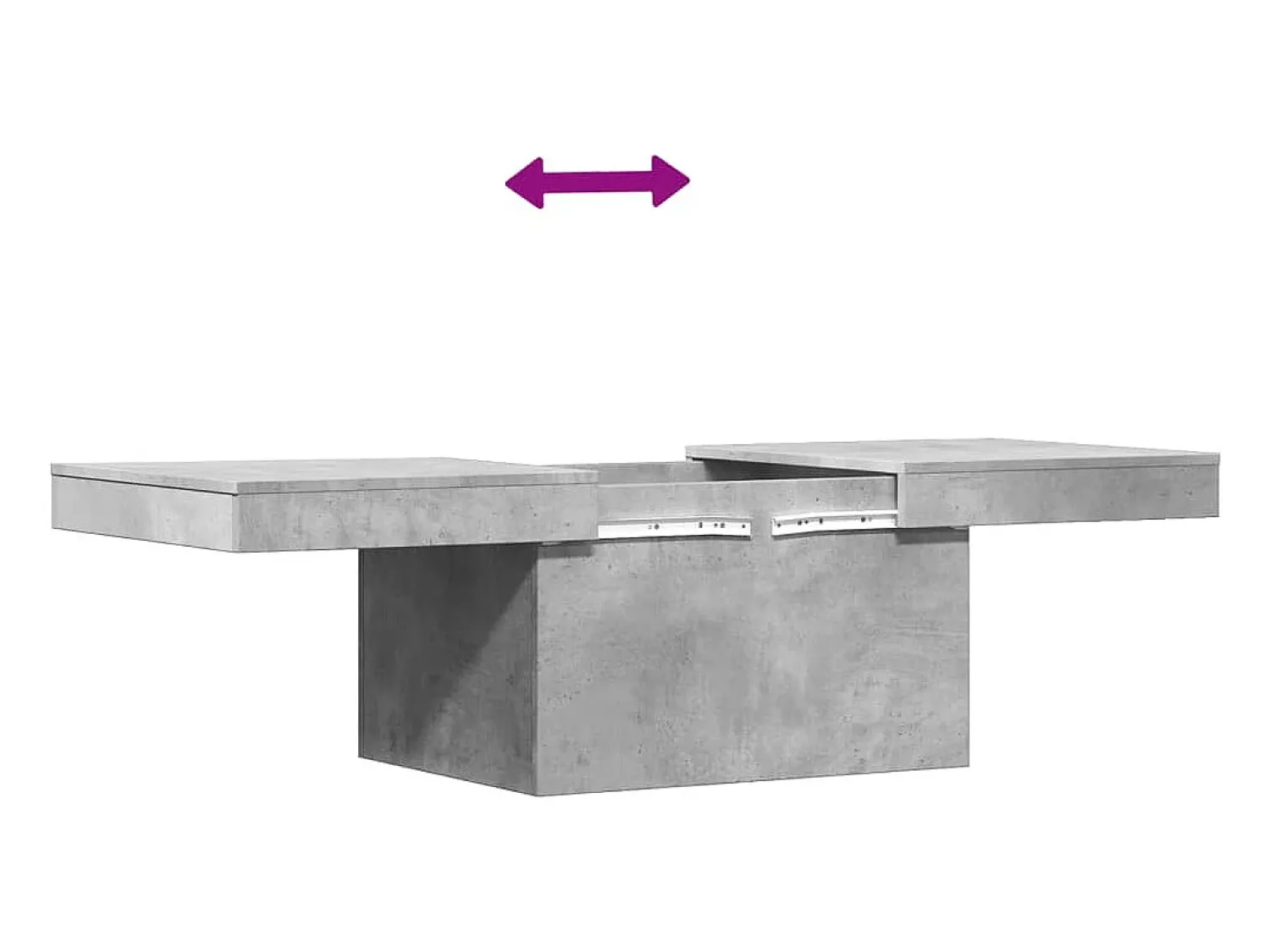 Mesa de centro | Mesa de apoio 100x55x40 derivados de madeira cimento^ Mesa De Centro
